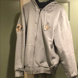 New Orlenas Saints Zip Up Hoodie, double sides